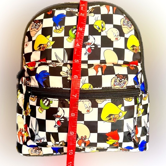 Adorable Looney Tunes SM Backpack-Warner Brothers Iconic Cartoon Figures-Vintage - Picture 5 of 9